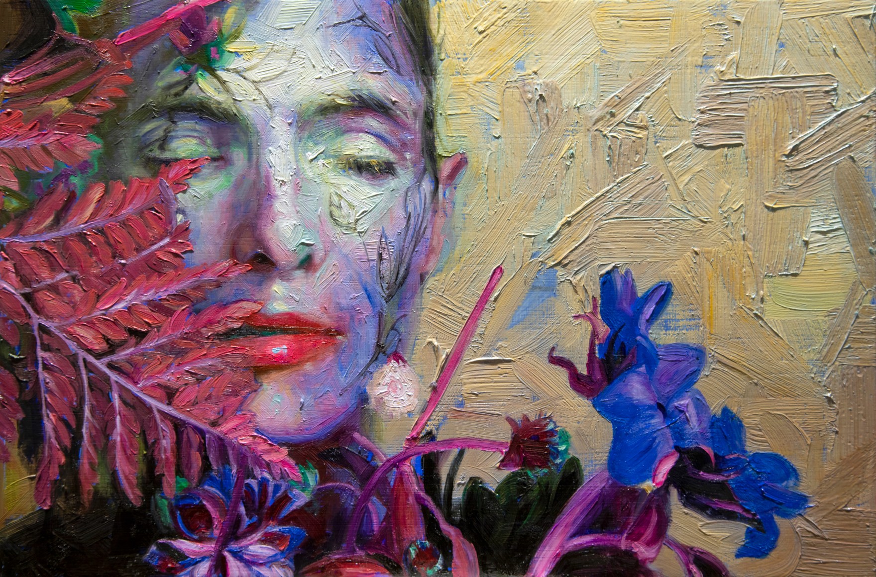 Alyssa Monks, This Is Not Happening, 2020, oil on panel, 12 x 18 inches