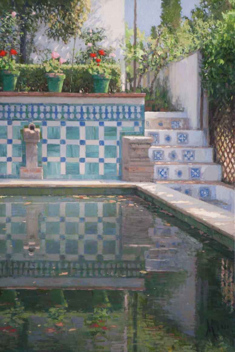 guillermo munoz vera, Carmen II, 2013, oil on canvas mounted on panel, 35 1/2 x 23 5/8 inches
