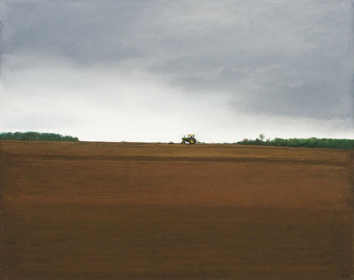 William Beckman, John Deere 3, 2014, pastel on paper, 24 x 20 inches