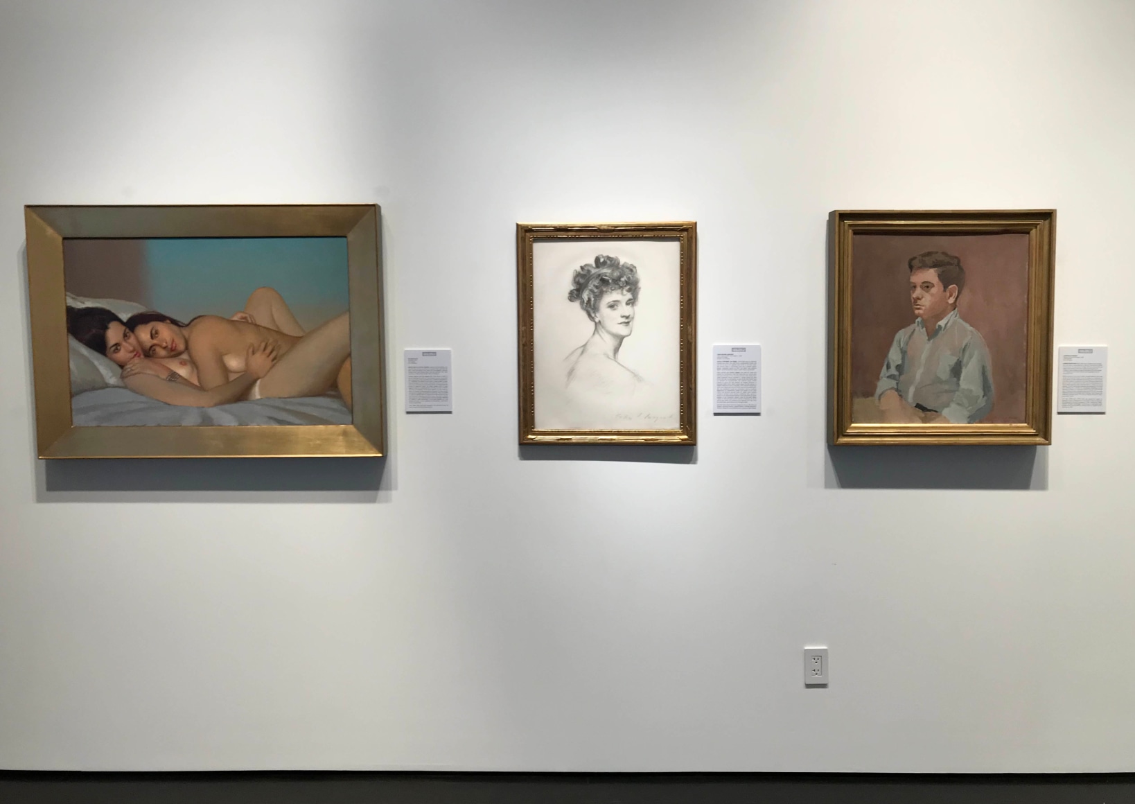 installation photo: Artists by Artists, Forum Gallery, New York, NY, January 20 - February 24, 2018