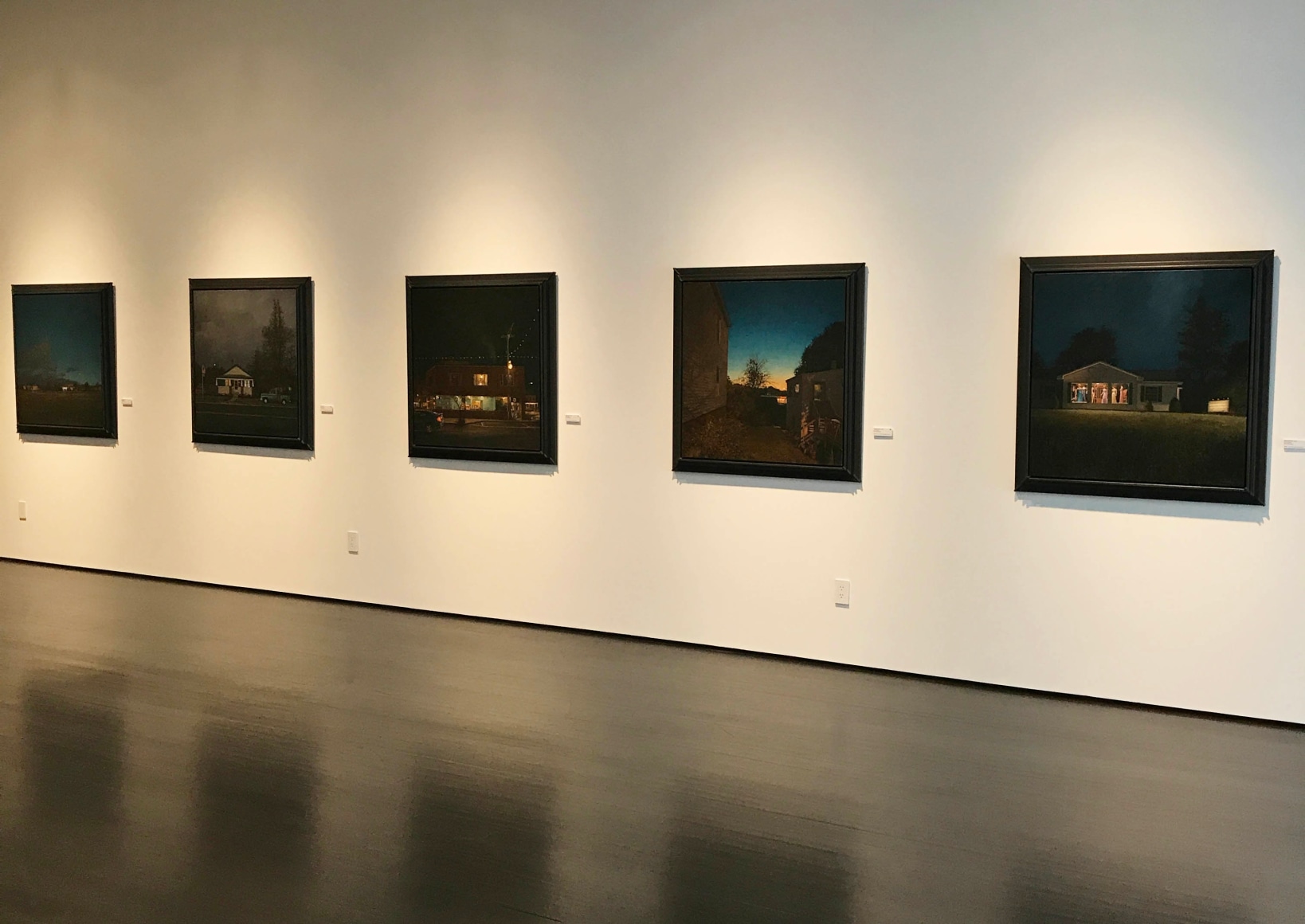 installation photo: Linden Frederick: Night Stories, Forum Gallery, New York, NY, May 11 - June 30, 2017