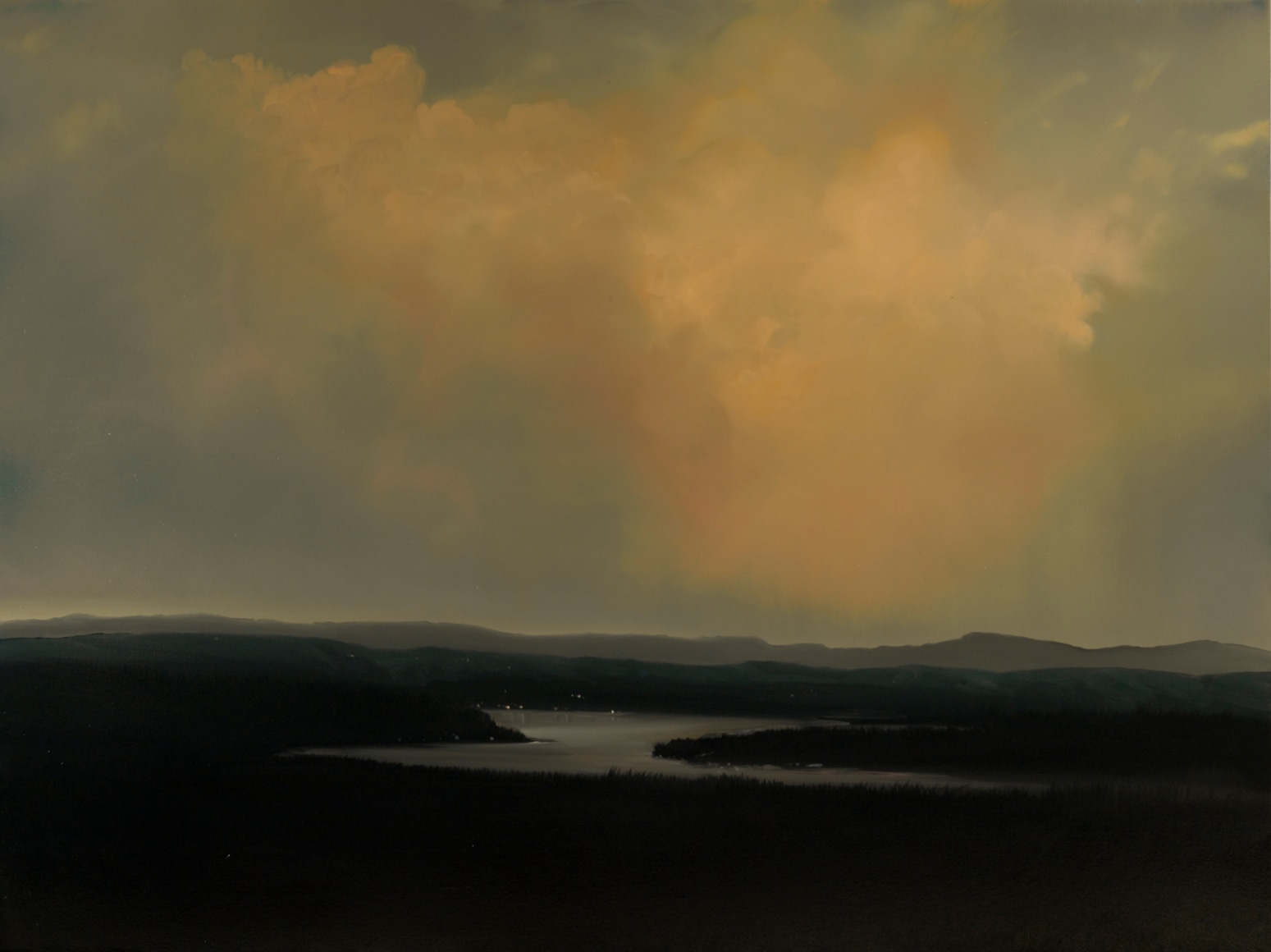 tula telfair, The Essential Elements of Romanticism, 2010, oil on canvas, 60 x 80 inches