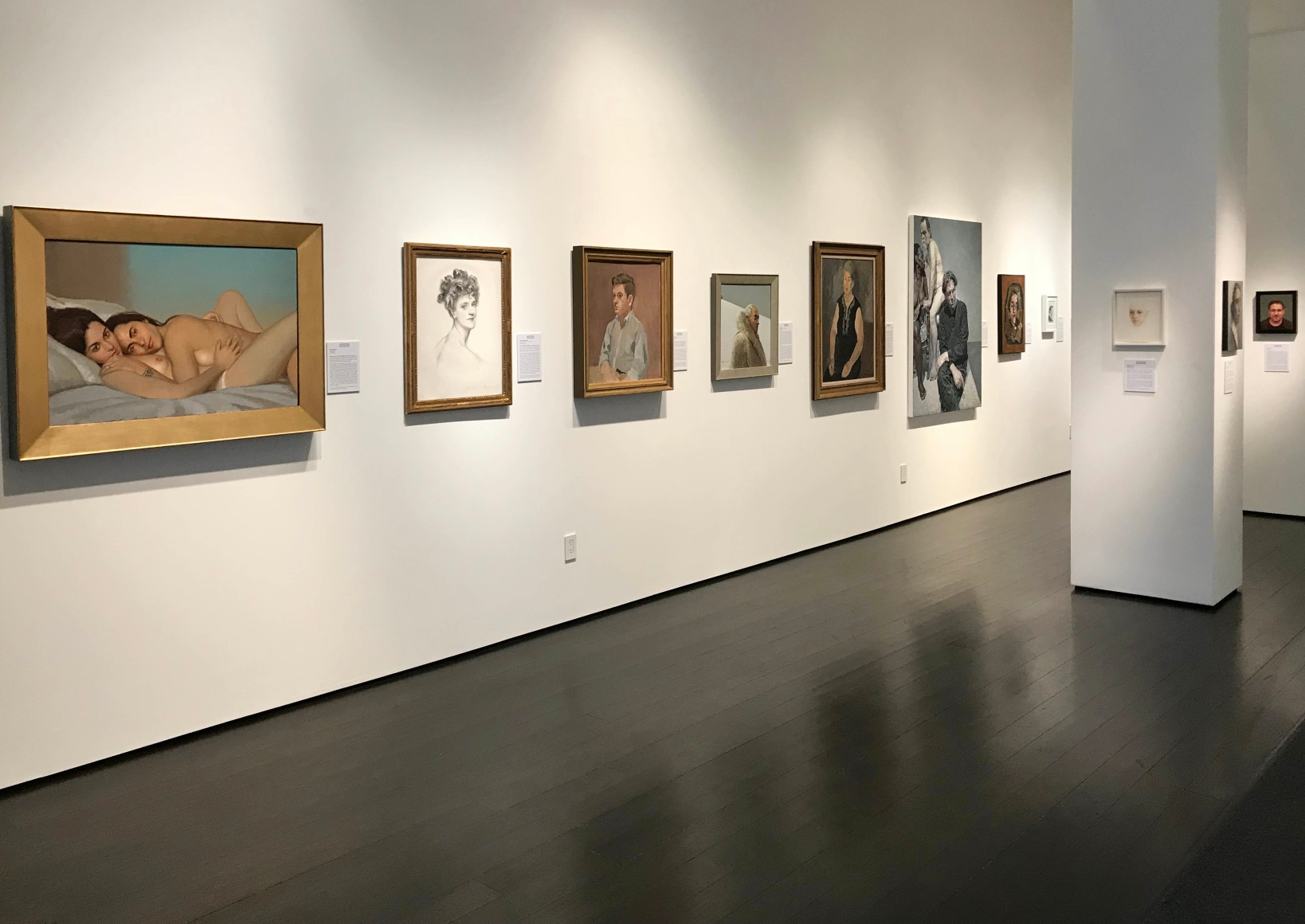 installation photo: Artists by Artists, Forum Gallery, New York, NY, January 20 - February 24, 2018