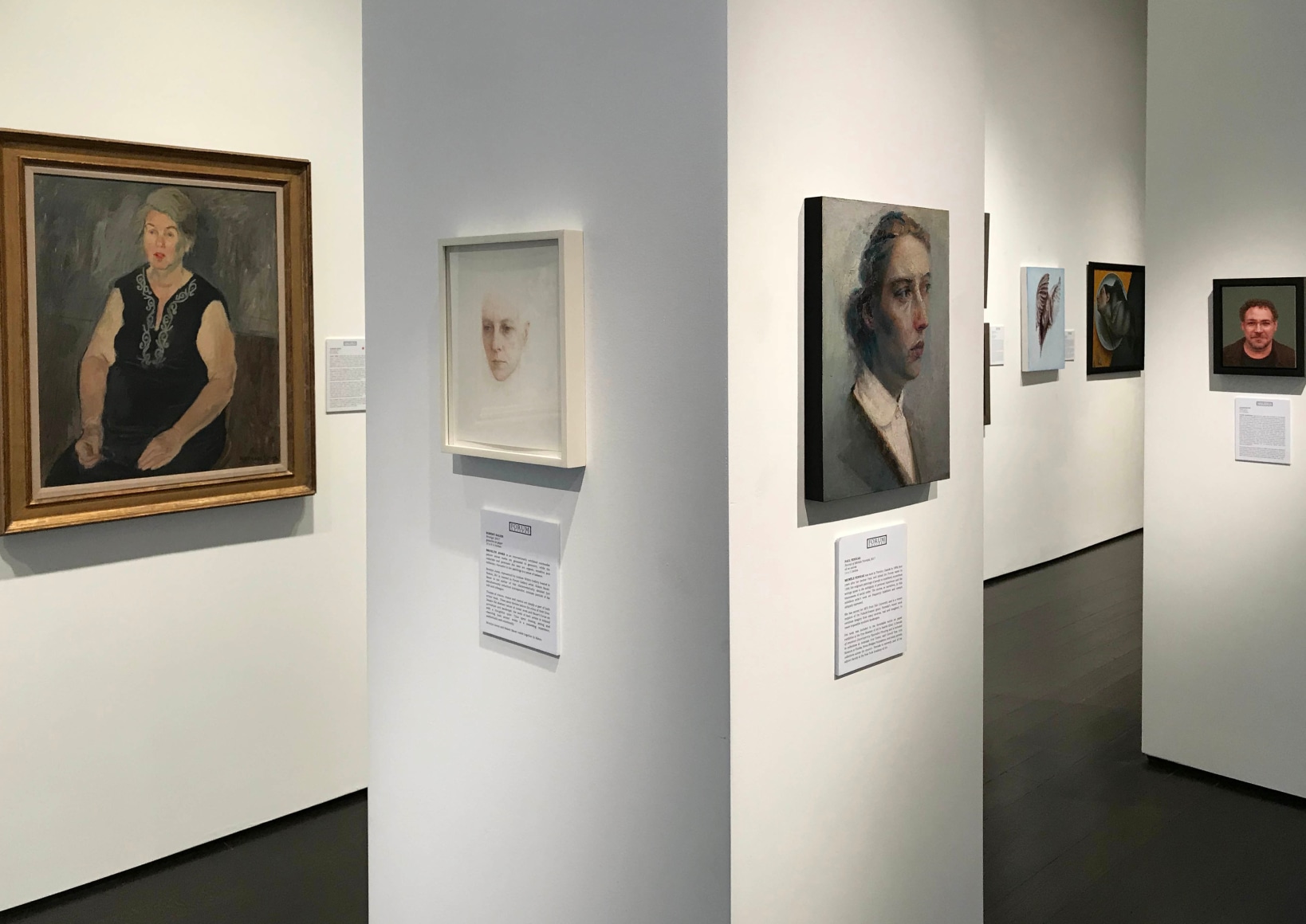 installation photo: Artists by Artists, Forum Gallery, New York, NY, January 20 - February 24, 2018