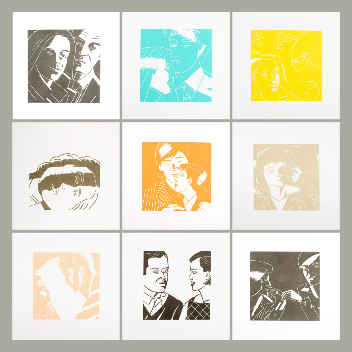 A Tremor in the Morning, 1986, Portfolio of ten woodcuts with box, 20 x 20 inches each