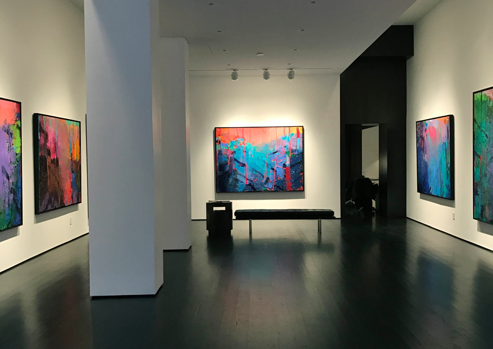 installation photos: Brian Rutenberg: Lowcountry, Forum Gallery, New York, NY, March 23 - May 6, 2017