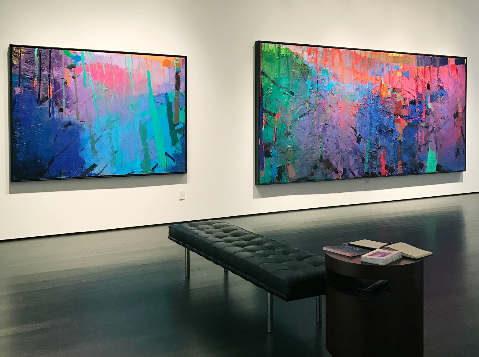 installation photo: Brian Rutenberg: Lowcountry, Forum Gallery, New York, NY, March 23 - May 6, 2017