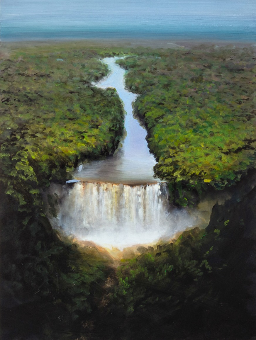 Tula Telfair, Mythologizing the Dream, 2022 oil on clayboard 24 x 18 inches