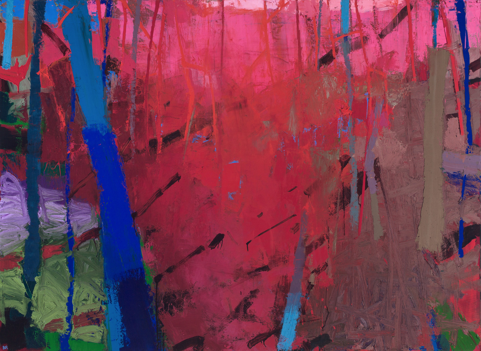 Brian Rutenberg, Sandspur, 2017, oil on linen, 60 x 82 inches