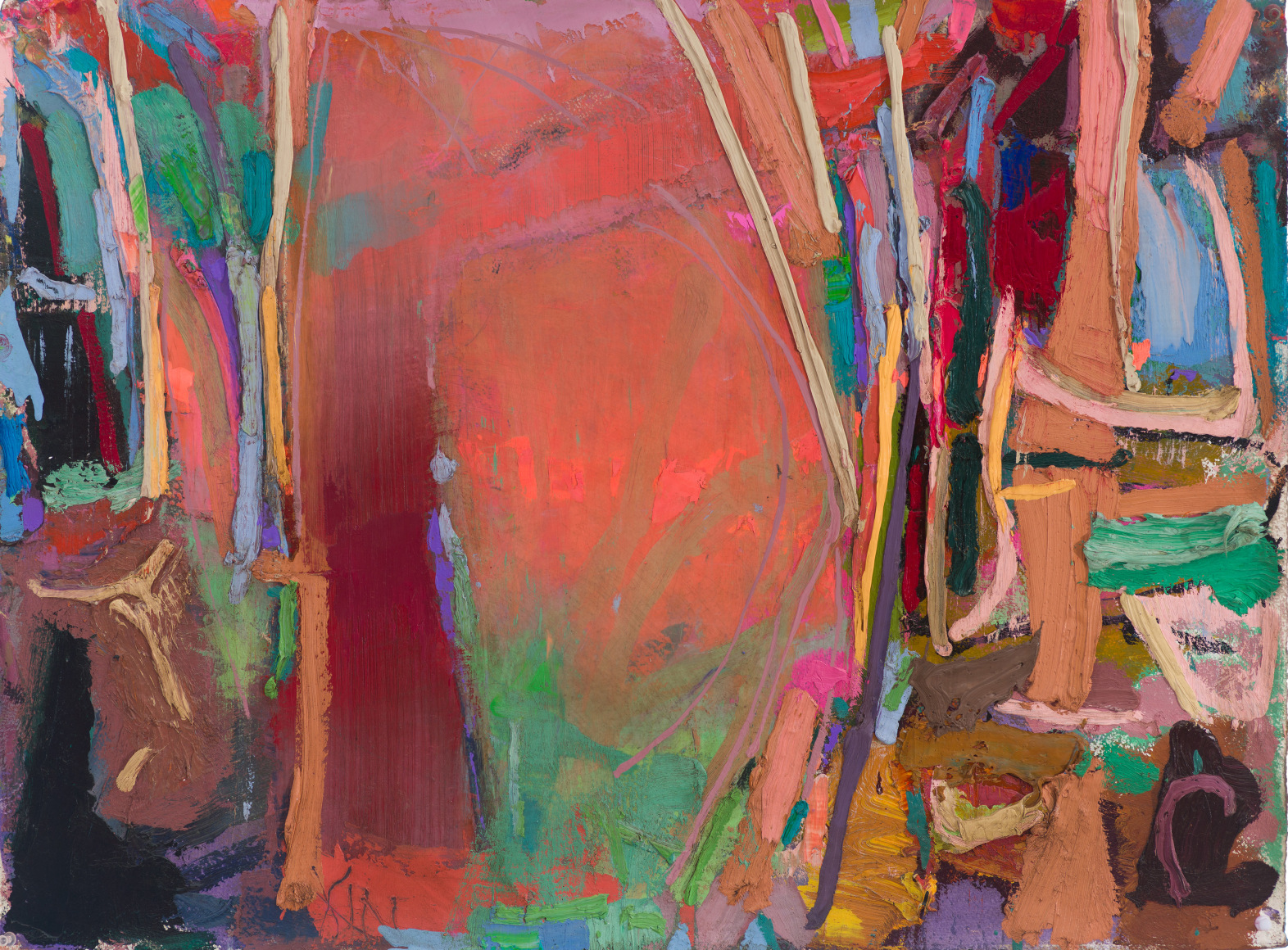 Brian Rutenberg Weather's Wind, 2025 oil on paper 22 1/2 x 30 inches