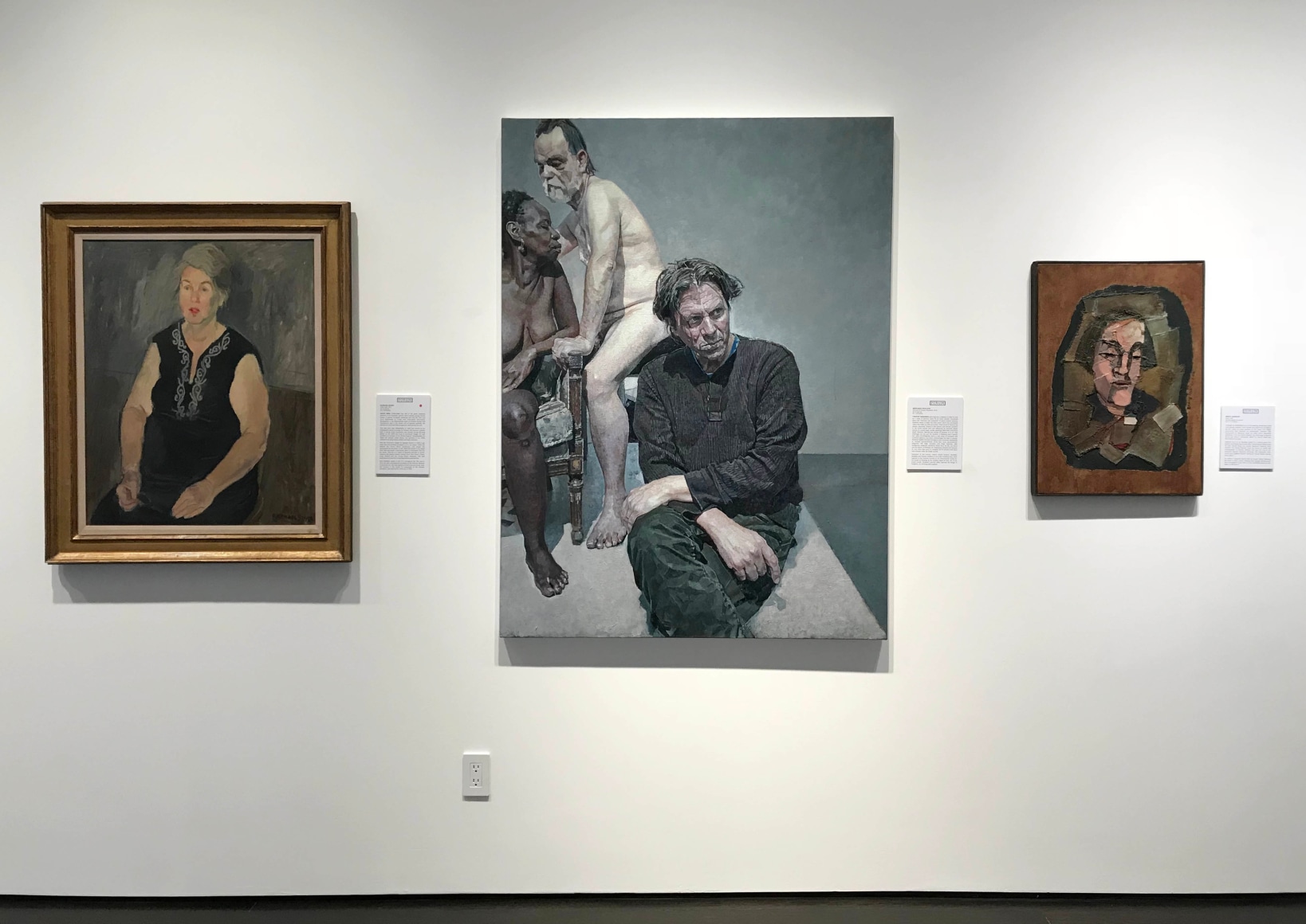 installation photo: Artists by Artists, Forum Gallery, New York, NY, January 20 - February 24, 2018