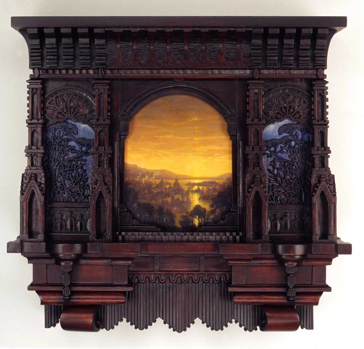 holly lane, The Mooring Hour (SOLD), 2009, mixed media, 23 1/2 x 25 x 7 3/4 inches