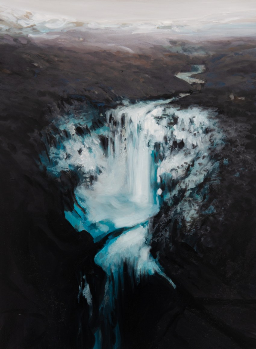 Tula Telfair Digging Deep, 2023 oil on clayboard 24 x 18 inches