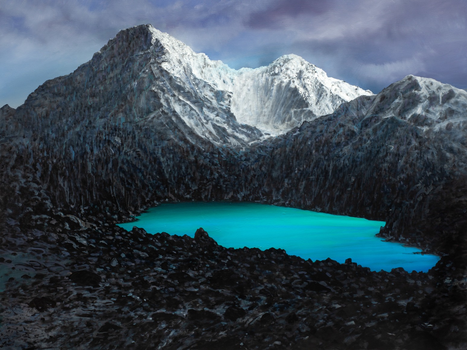 Tula Telfair, Who Owns This Land, 2025, oil on canvas, 60 x 80 inches