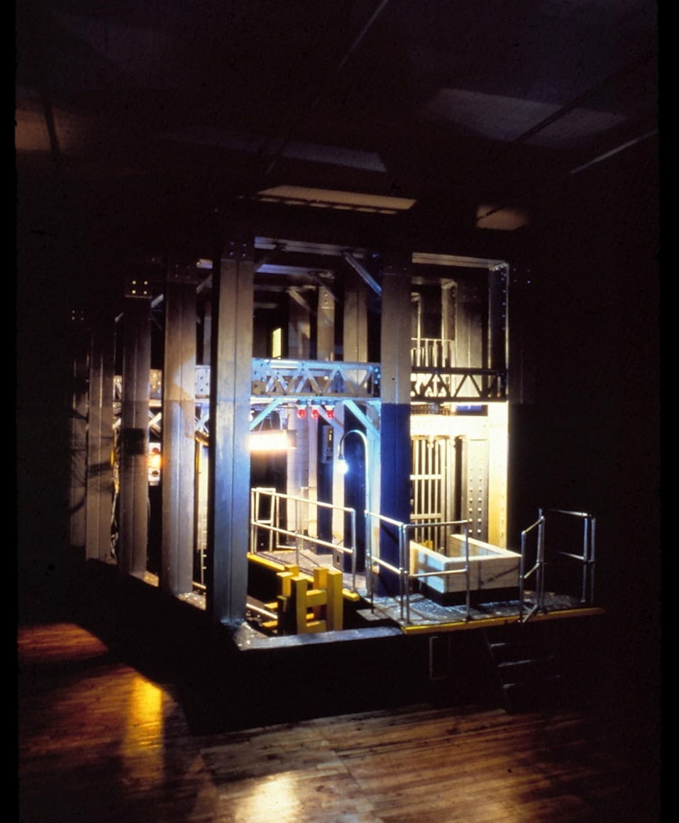 Subway With Silver Girders