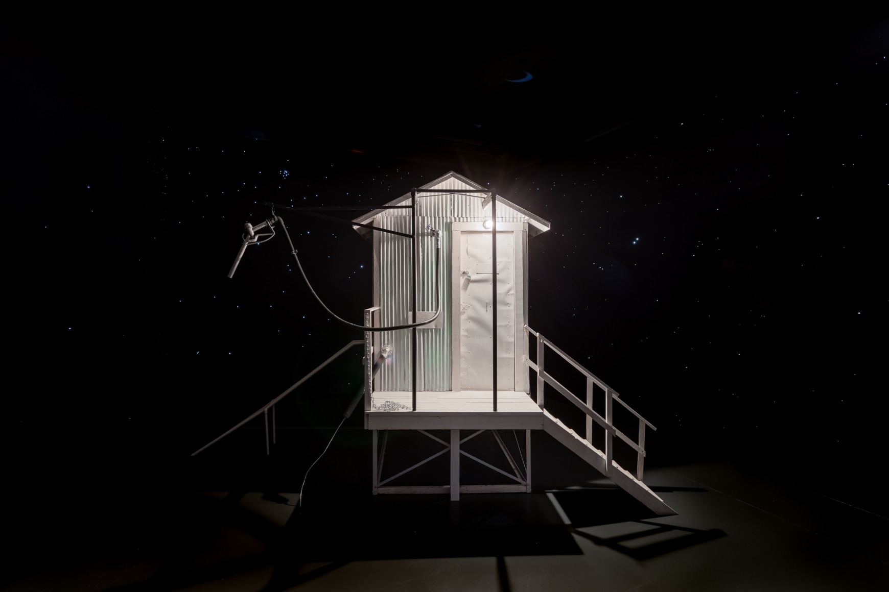 Installation view, Little Tube House and the Night Sky, 2015