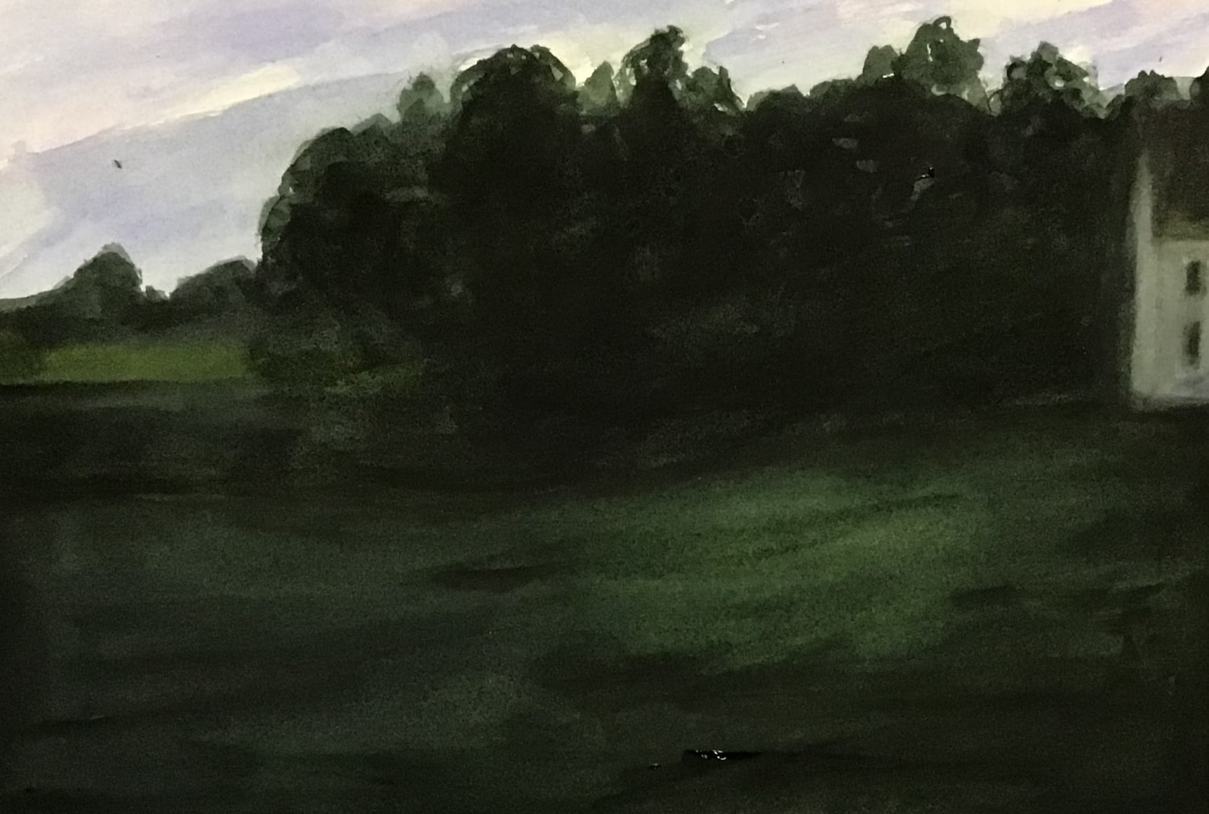 Untitled, 2019 Watercolor on paper, 7" x 10-1/4"