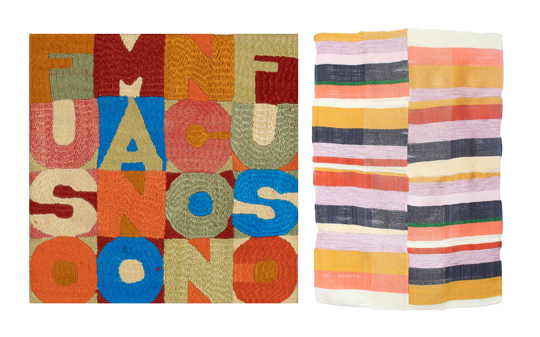 Alighiero Boetti Fuso ma non confuso, 1988  | Marie Hazard Decalée, 2019