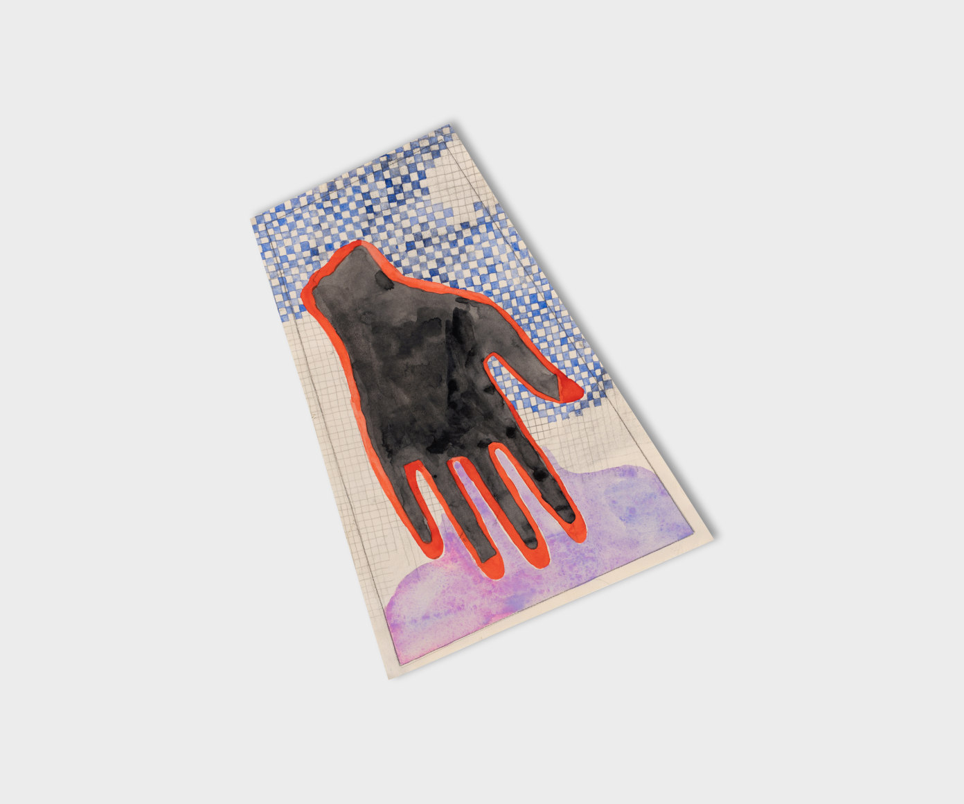 Paolo Colombo,&nbsp;Mollino&#039;s Hand, 2020,&nbsp;Watercolor on Arches paper,&nbsp;23 x 10 x 16,5&nbsp;cm,&nbsp;Photo&nbsp;&copy;&nbsp;Julien Gremaud