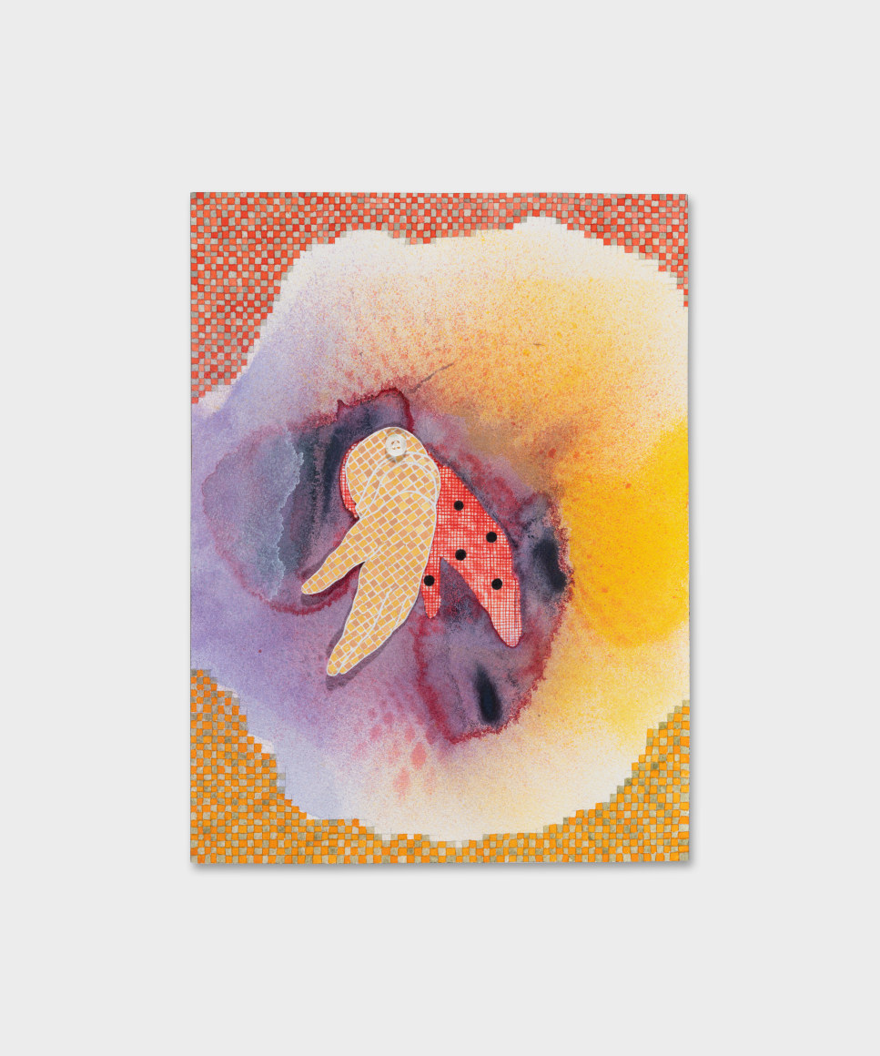 Paolo Colombo,&nbsp;Two Hands, 2021,&nbsp;Watercolor on Arches paper,&nbsp;31 x 23 cm,&nbsp;Photo&nbsp;&copy;&nbsp;Julien Gremaud