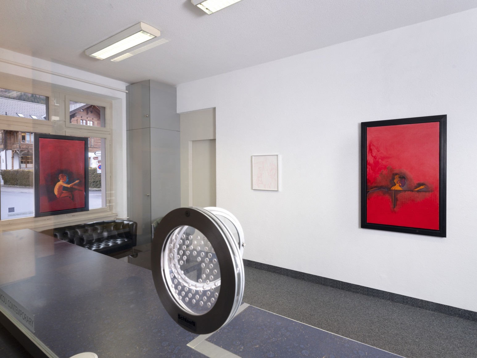 Oliver Osborne, 'Grund und Figur' at The Saanen Vitrine, Installation View
