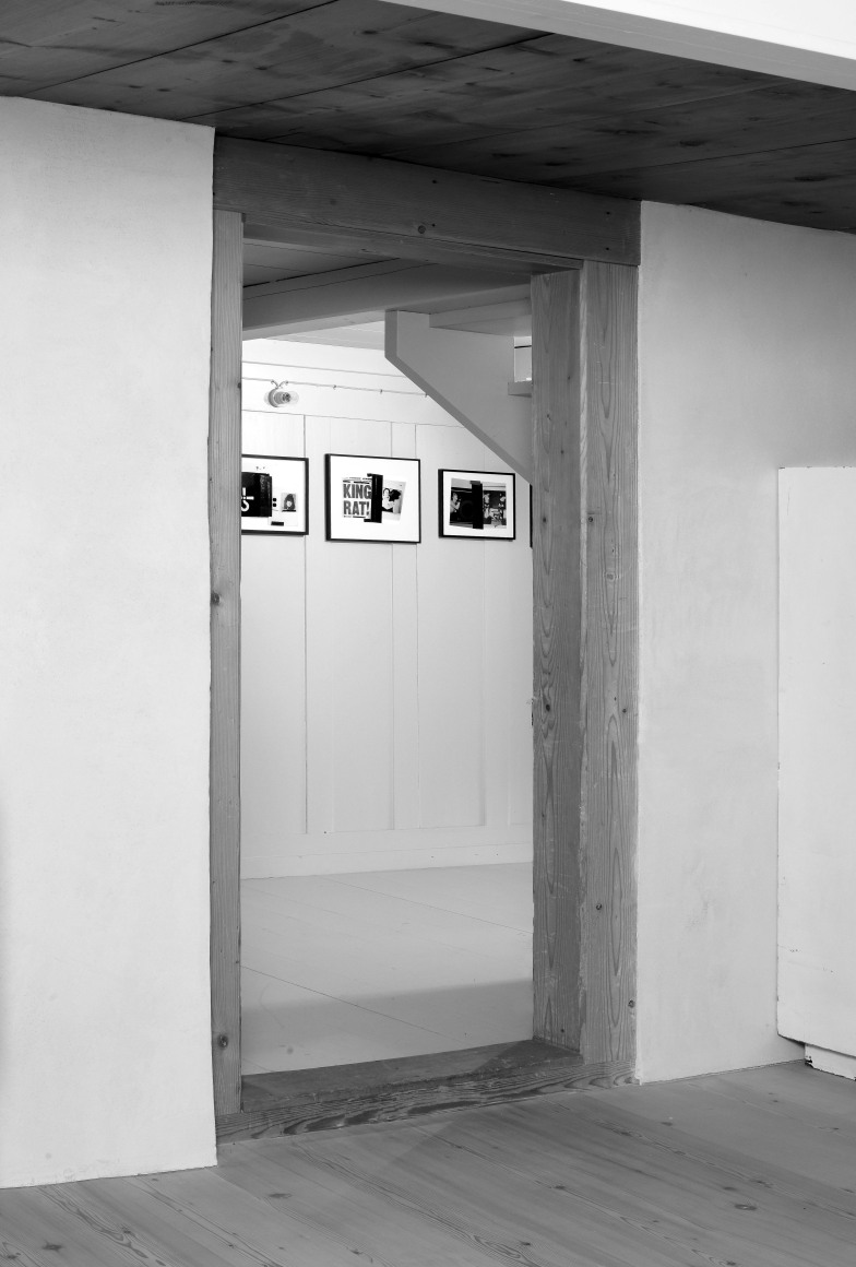 Installation view | Steven Parrino: Little Anal Annie | OFFSITE: CHALET Marc Jancou | Photo by Mathilda Olmi