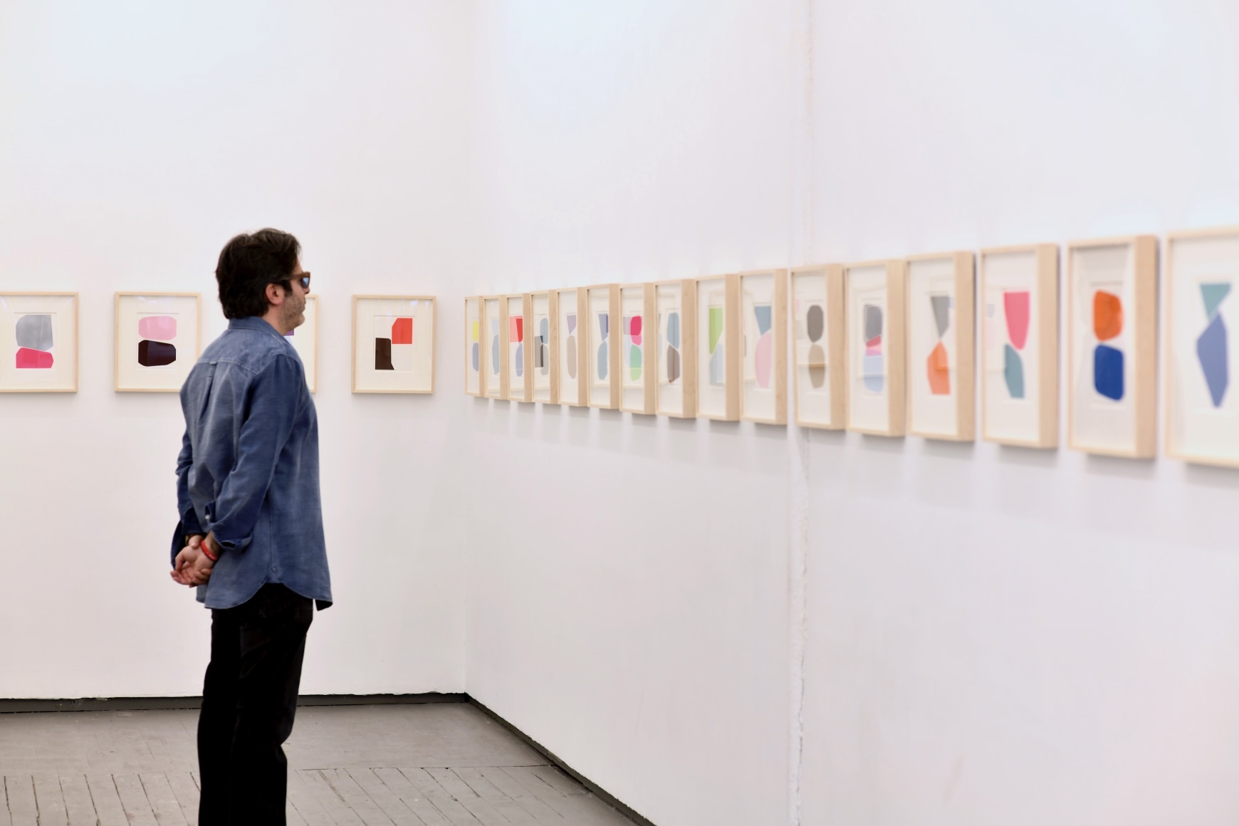 Installation view, Albrecht Schnider: Two