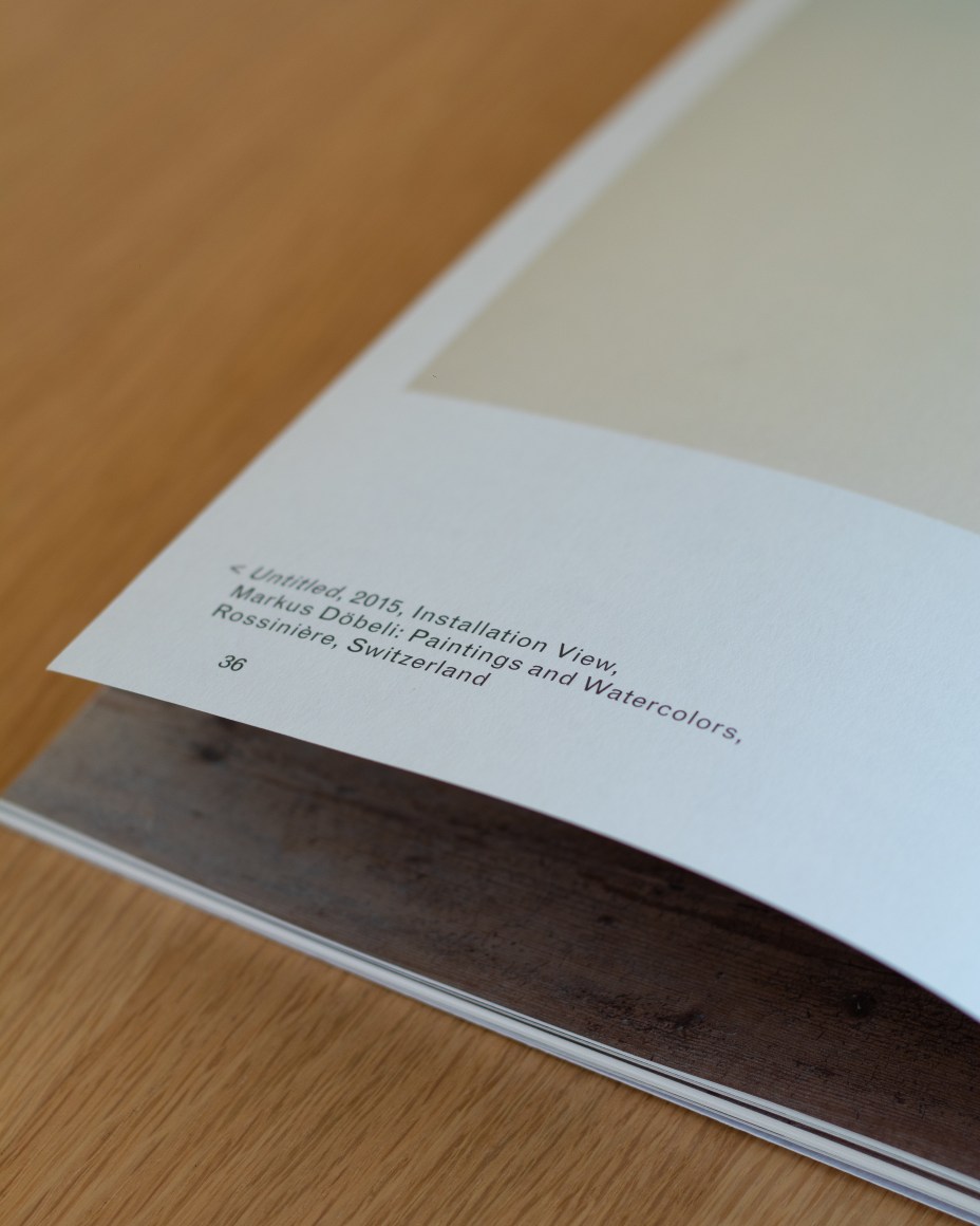 Markus D&ouml;beli: Paintings and Watercolors