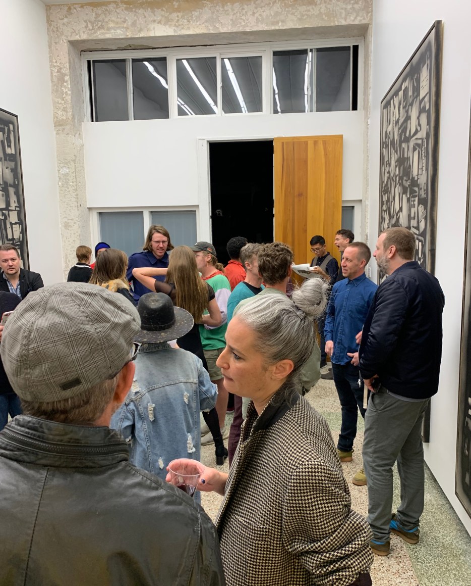 Phil Wagner, "Obsolescence", Opening night - Main exhibition space.