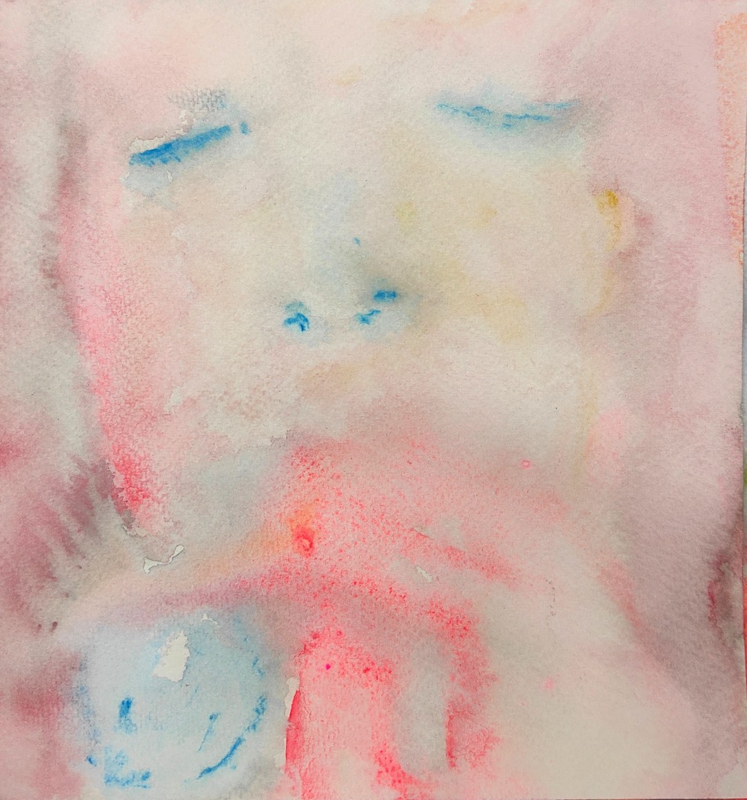Allan Gardner Dream Blue, 2022 Watercolor on Acid Free 240GSM Paper 7¾ x 7¾ in. 19.68 x 19.68 cm. 12½ x 12½ x 1½ in. (framed) 31.75 x 31.75 x 3.81 cm. (framed)