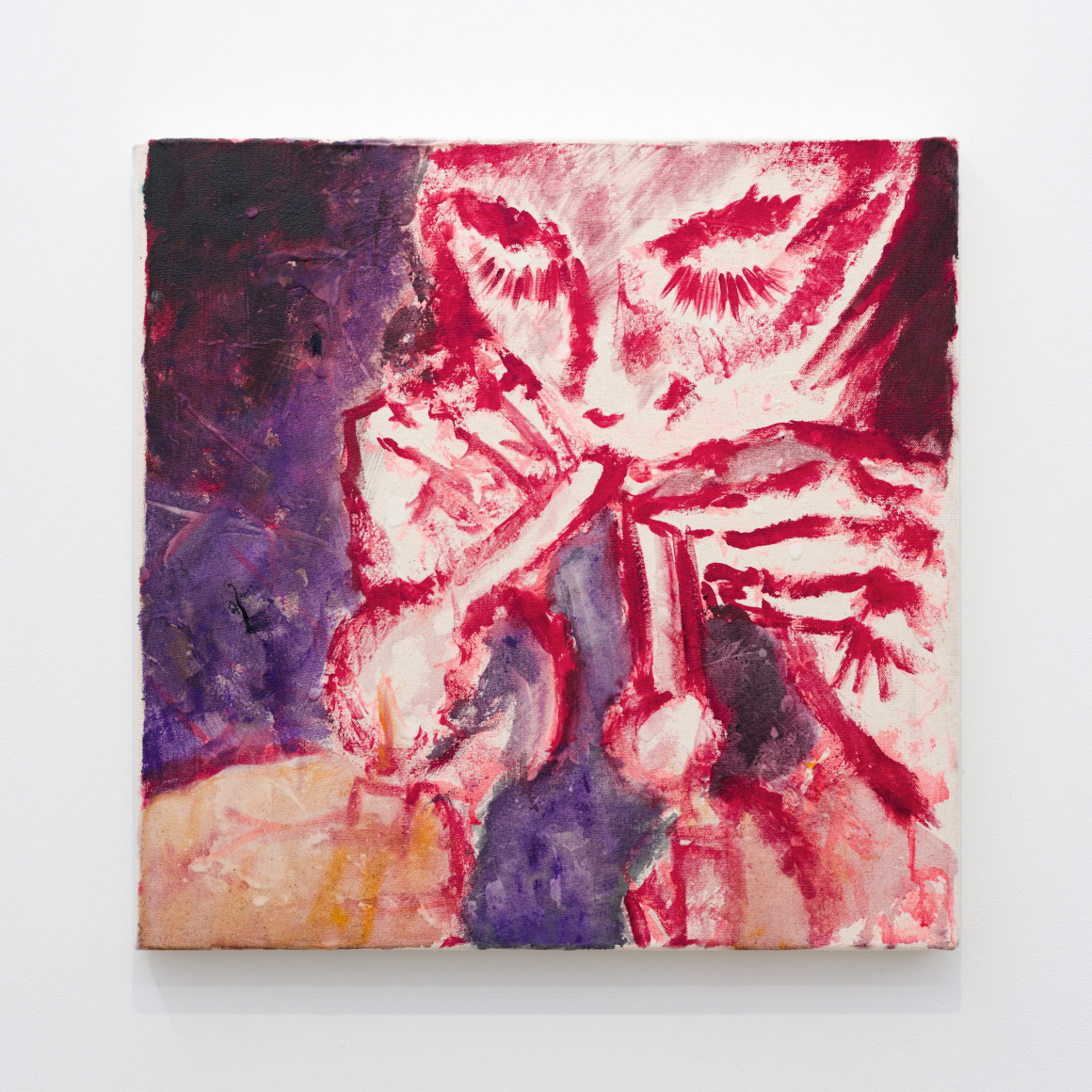 Allan Gardner Two Hands, 2022 Oil on canvas 20 x 20 x 1½ in. 50.8 x 50.8 x 3.81 cm