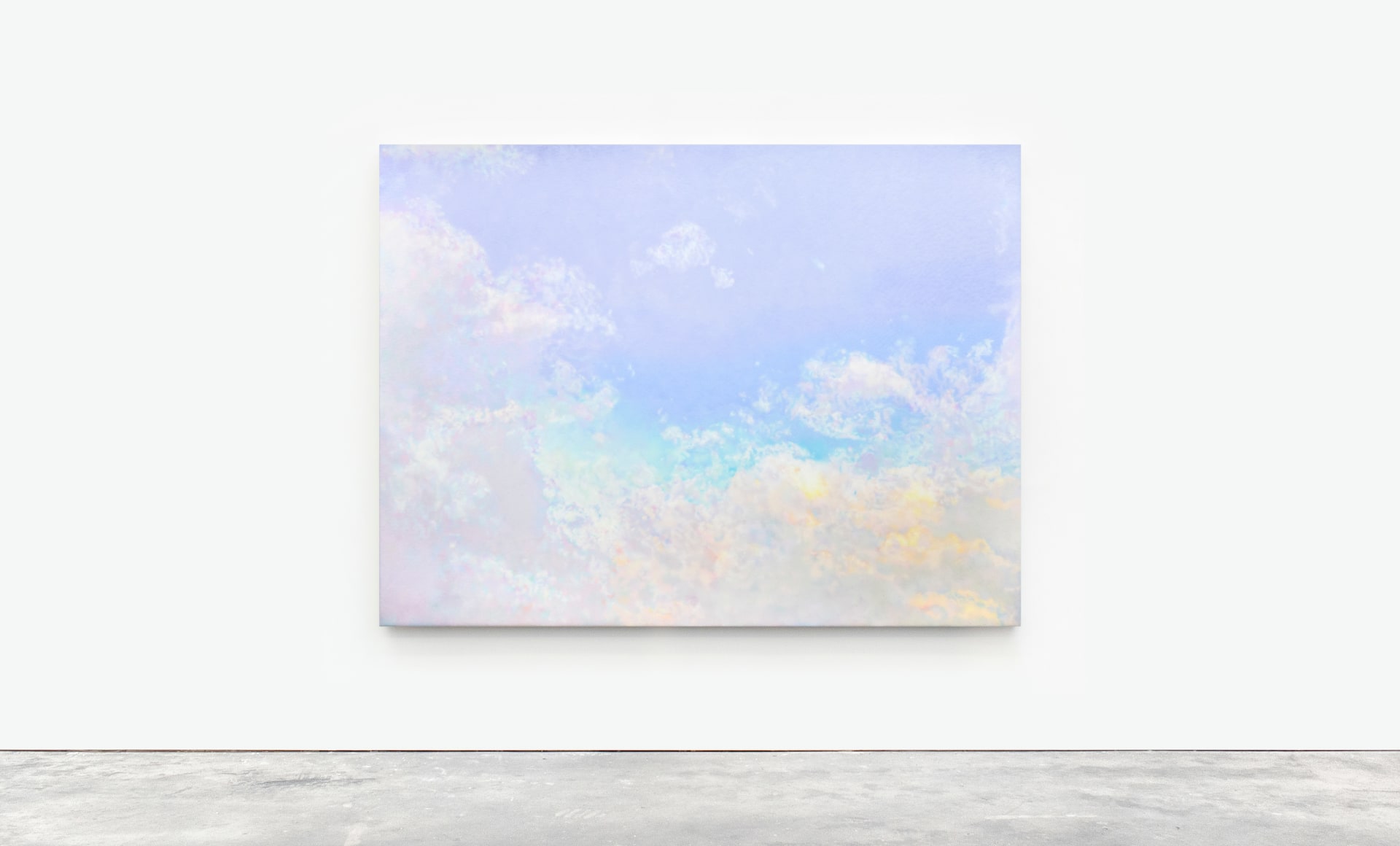 Brintz Gallery Martine Poppe Everywhere, 2021 Oil on polyester restoration fabric 63 x 84 in (160 x 213.4 cm)