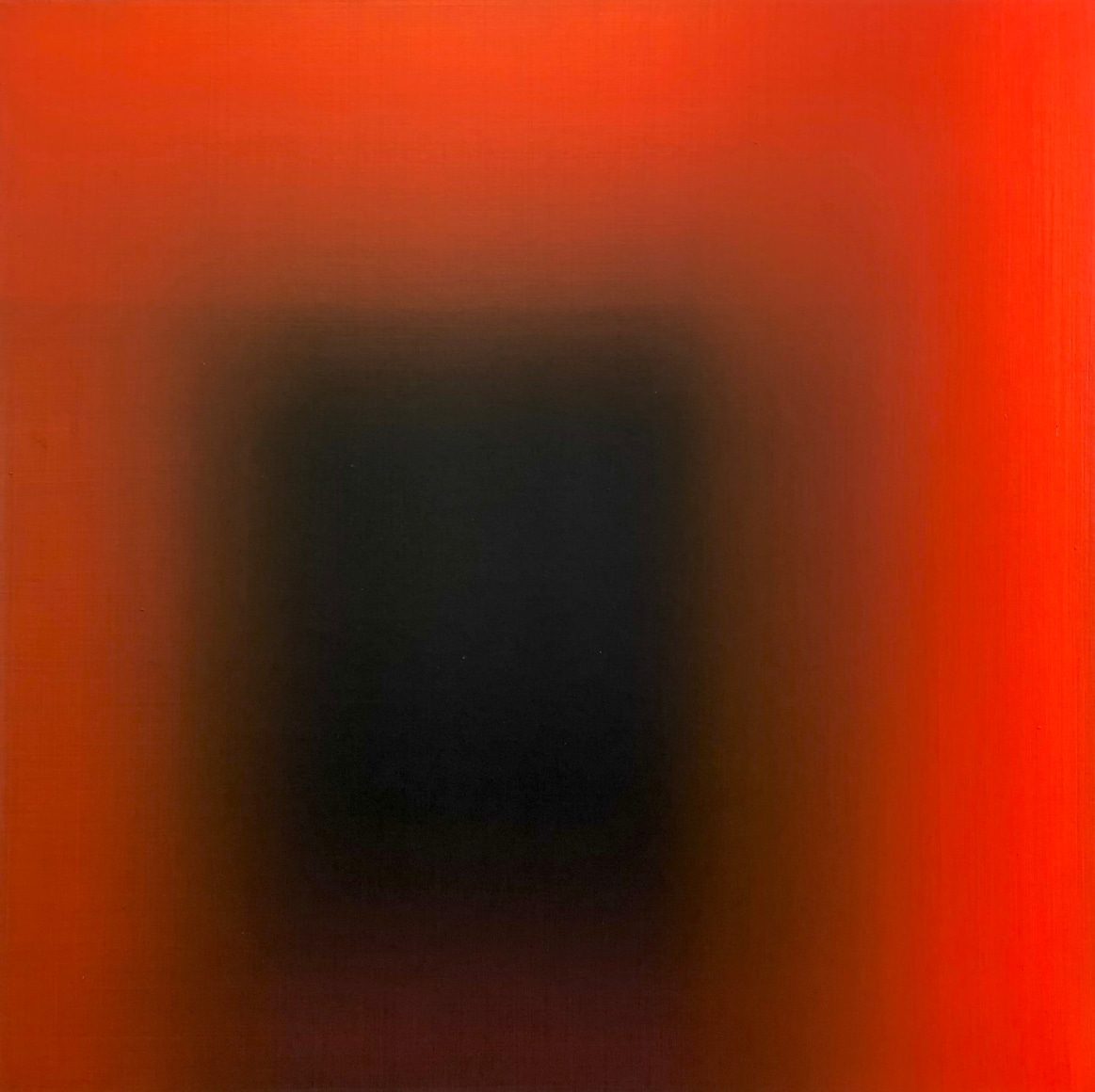 Eric Freeman Red Square 1, 2018 The Colour of Light Oil on canvas
