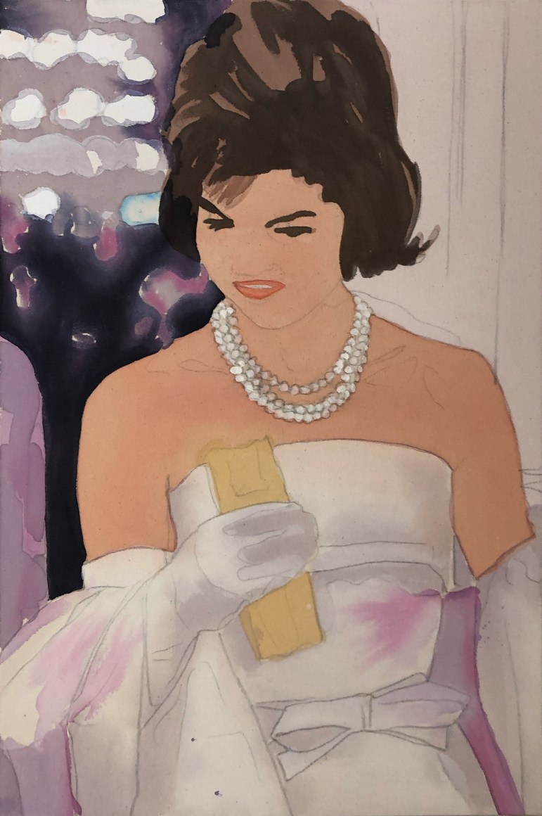 BRINTZ GALLERY_LIZ MARKUS_Jacqueline 2, 2019_30x20_Unique Art