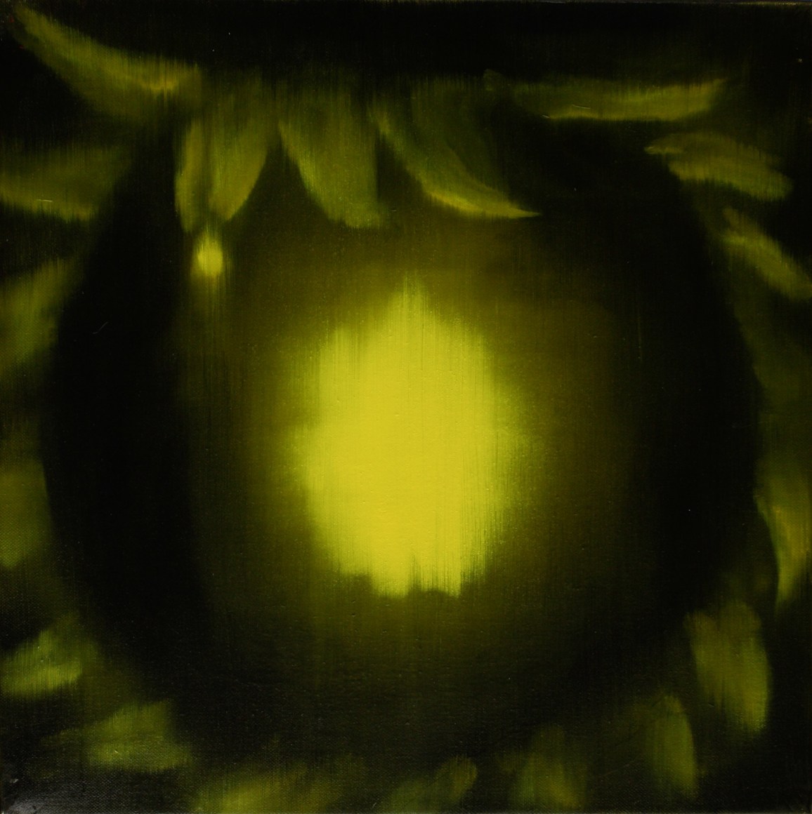 BRINTZ GALLERY, ROSS BLECKNER, Untitled, 2009, Oil on canvas, 18 by 18 inches, Flora, Unique Art