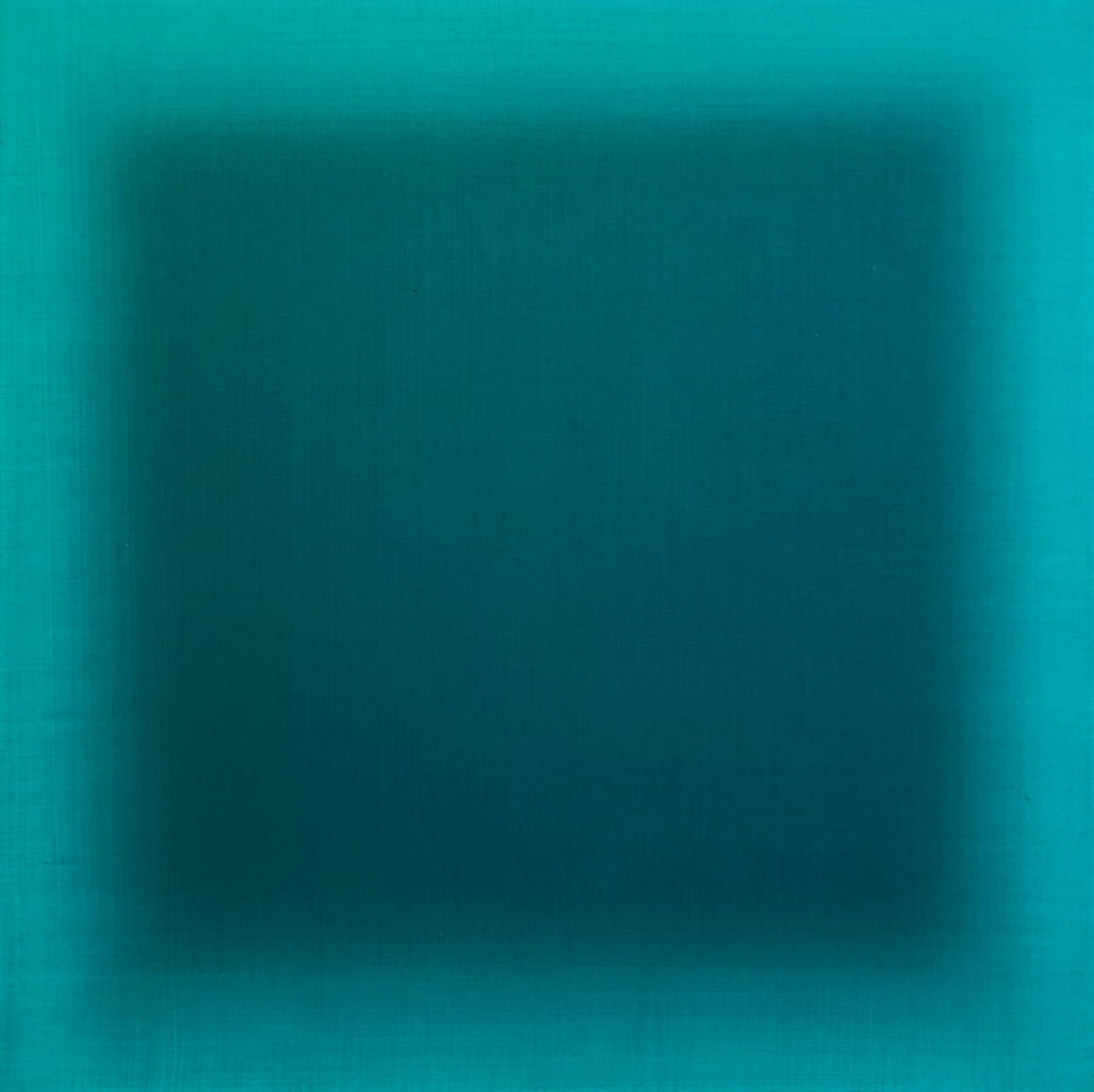 Eric Freeman Turquoise Square 1 2018 The Colour of Light Oil on canvas