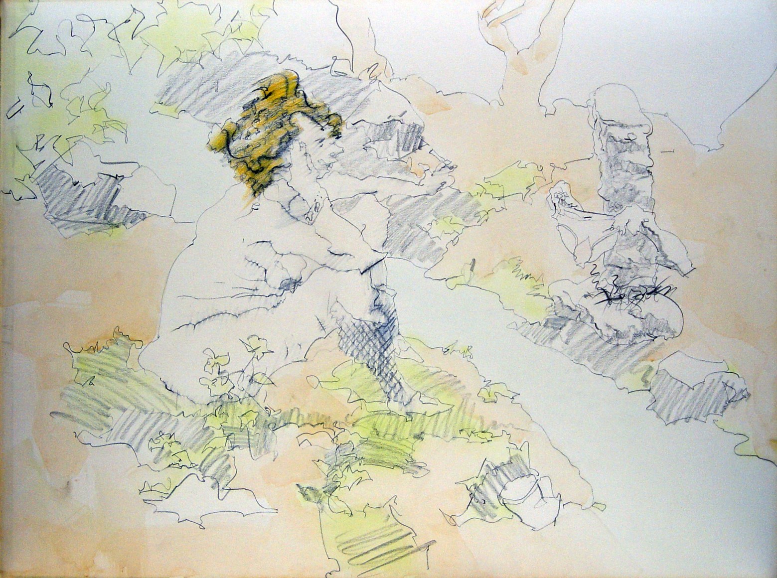 John Altoon, F-35 (From the Satire Series), circa 1966