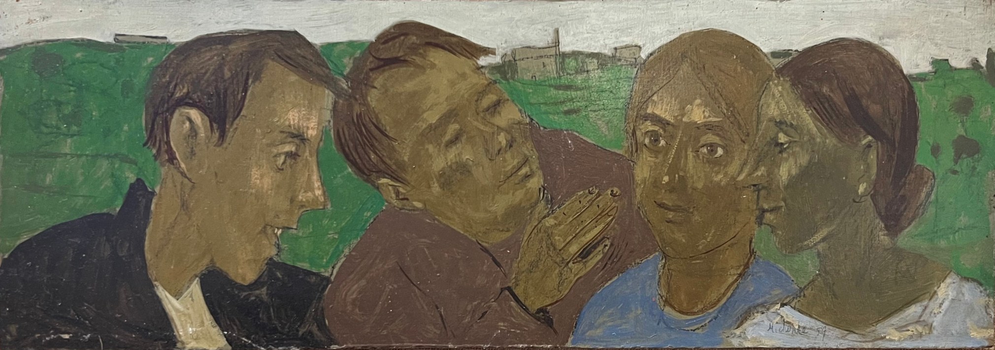 Gr&eacute;goire Michonze, Untitled [Figures], 1959