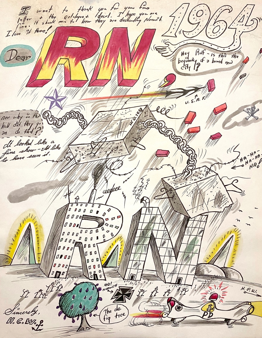 HC Westermann (1922&ndash;1981)  Dear RN &ldquo;Rolf Nelson&rdquo;, 1964