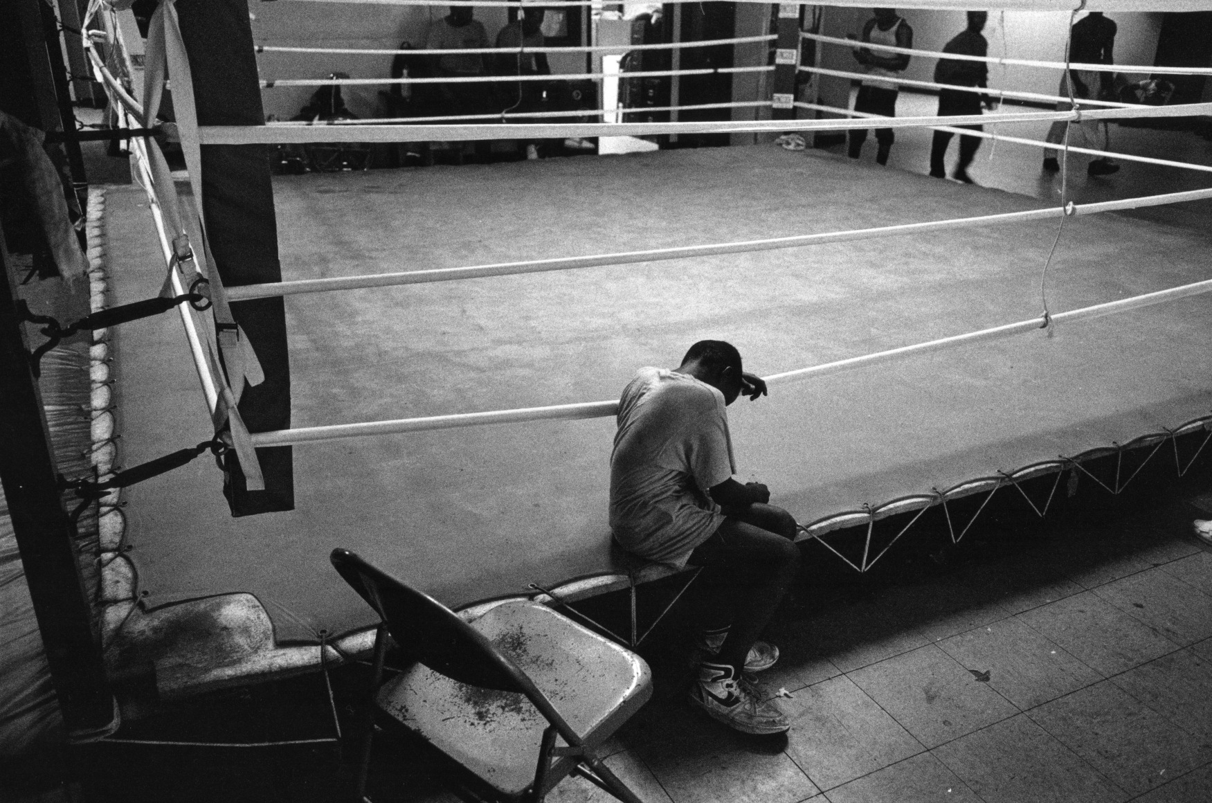 Eli Reed,&nbsp;Boxing Center in Bed Stuy Brooklyn, 1992