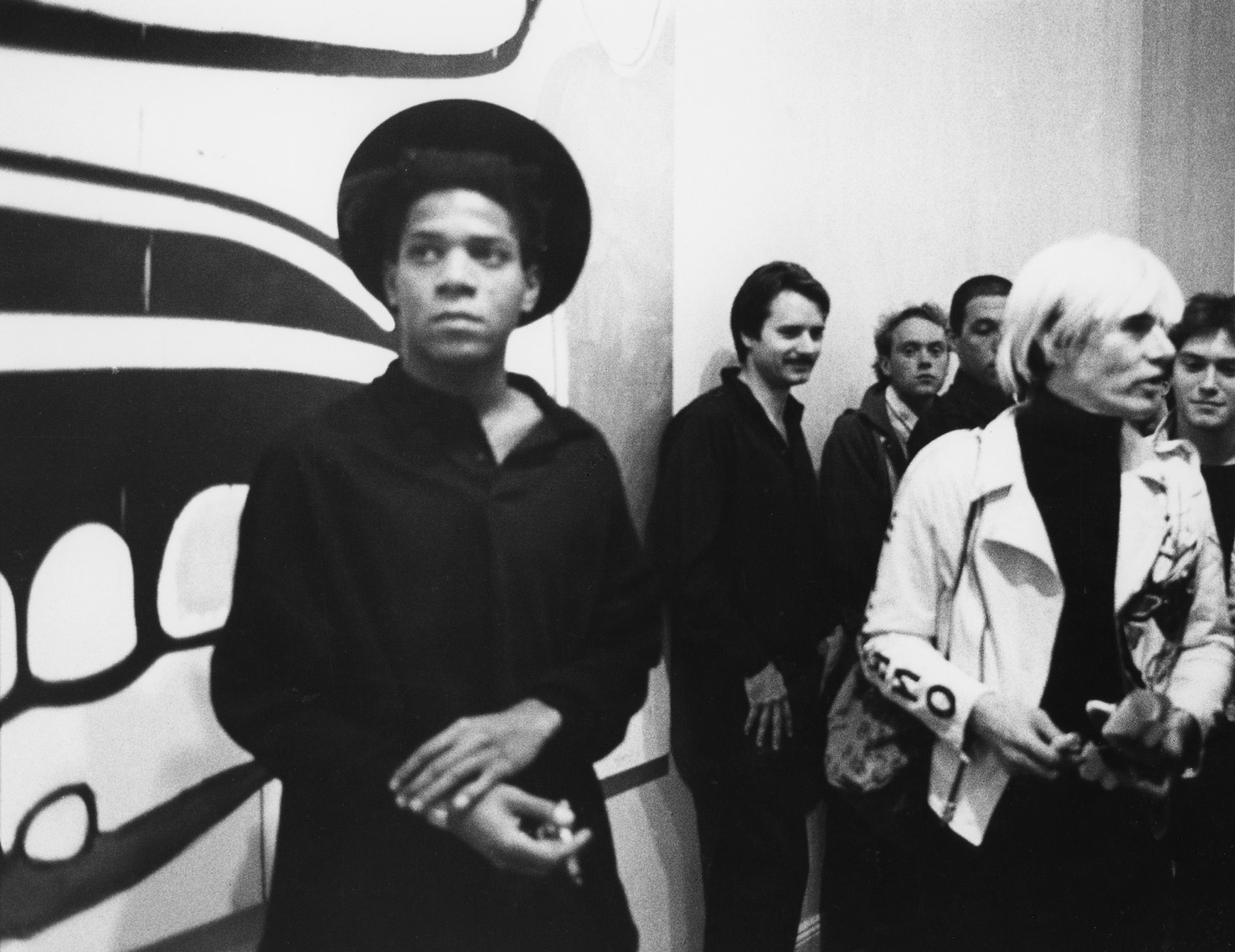 Coreen Simpson, Jean Michel Basquiat and Andy Warhol, NYC, 1985