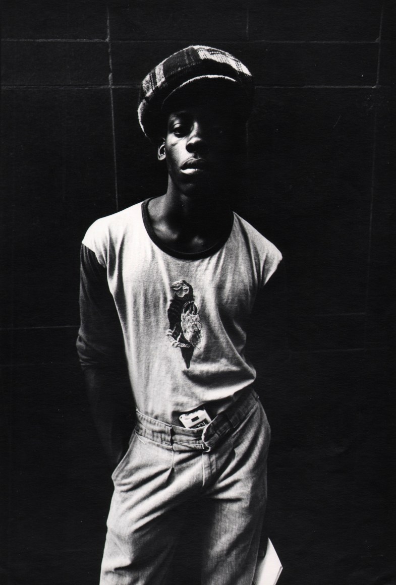 Ozier Muhammad, Kool: A Young Man Strikes a Pose in Downtown Chicago, 1973