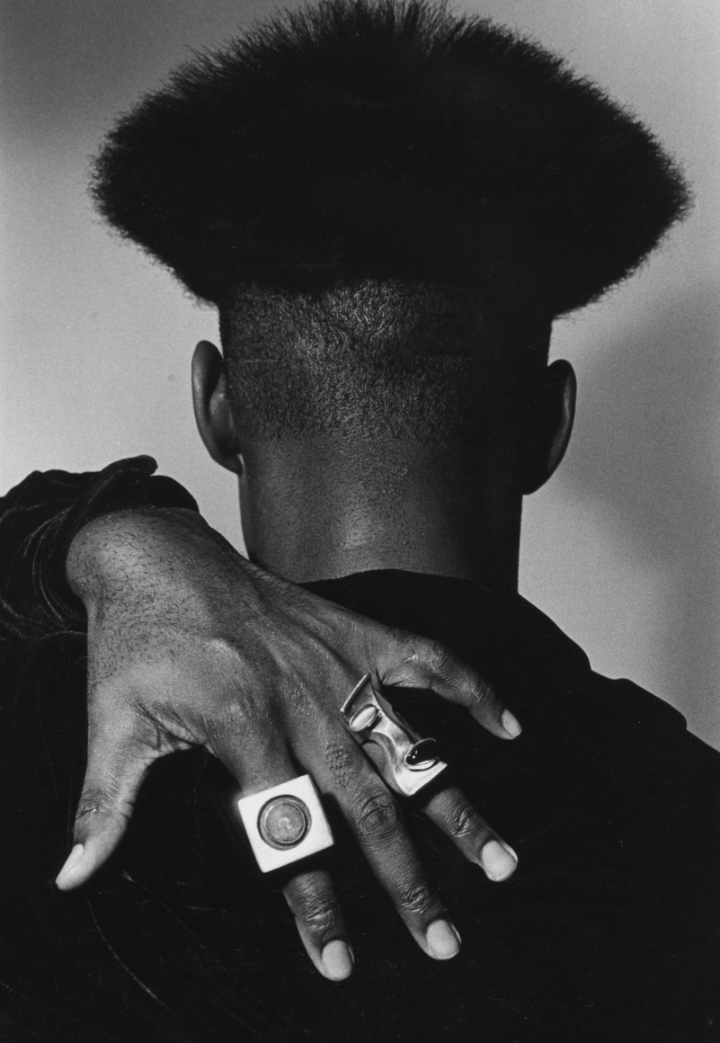 Coreen Simpson,&nbsp;Man with Rings - Arthur Smith Jewelry, 1987