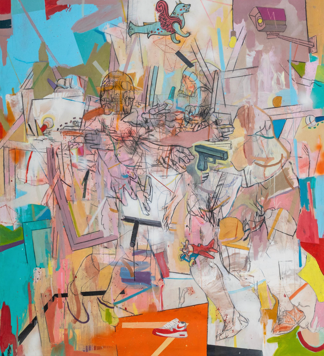 Thameur Mejri (b. 1982, Tunisia), ERODED GROUNDS, 2018