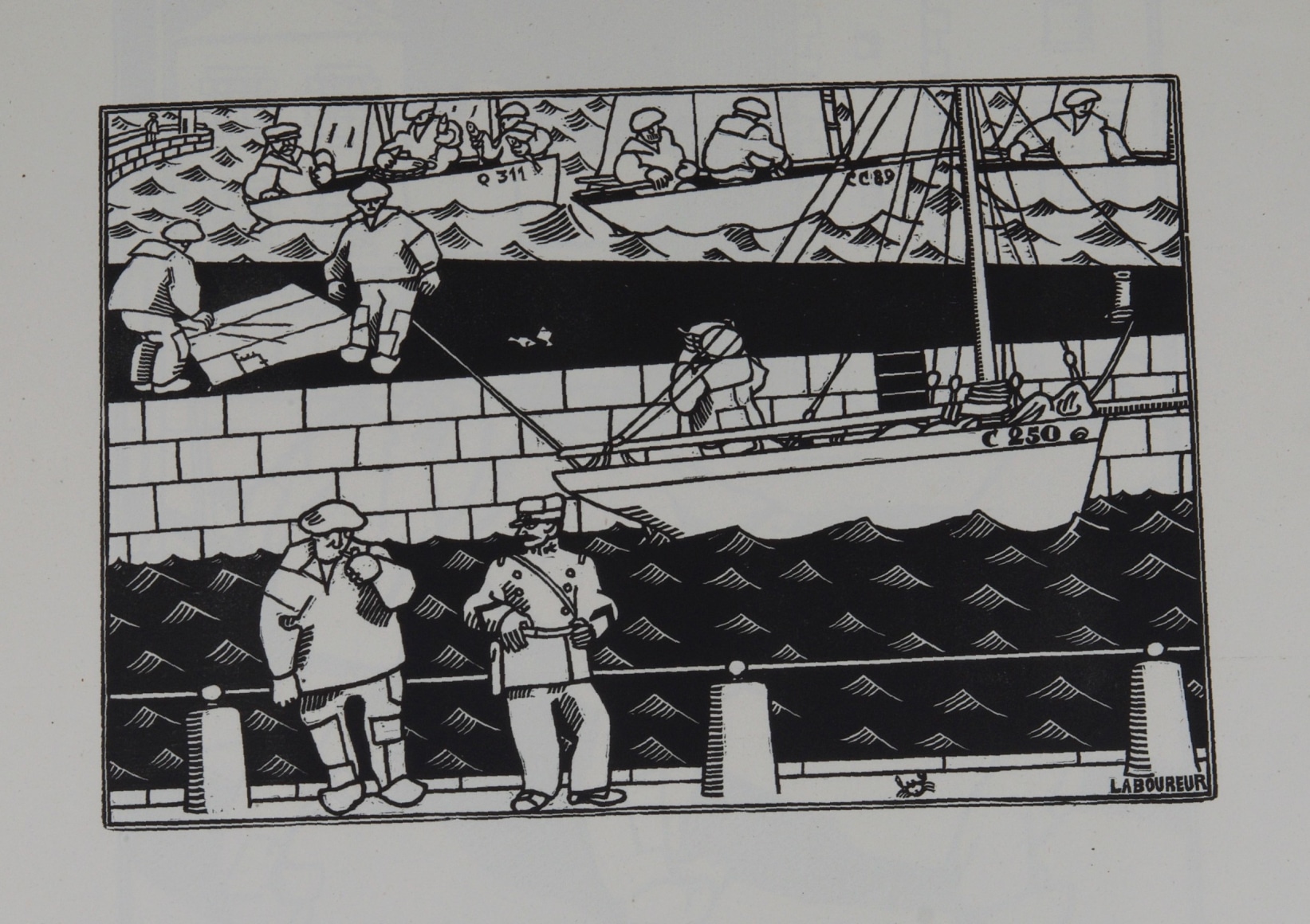 Jean-&Eacute;mile Laboureur, Quatre Images Bretonnes: La Rentr&eacute;e au Port