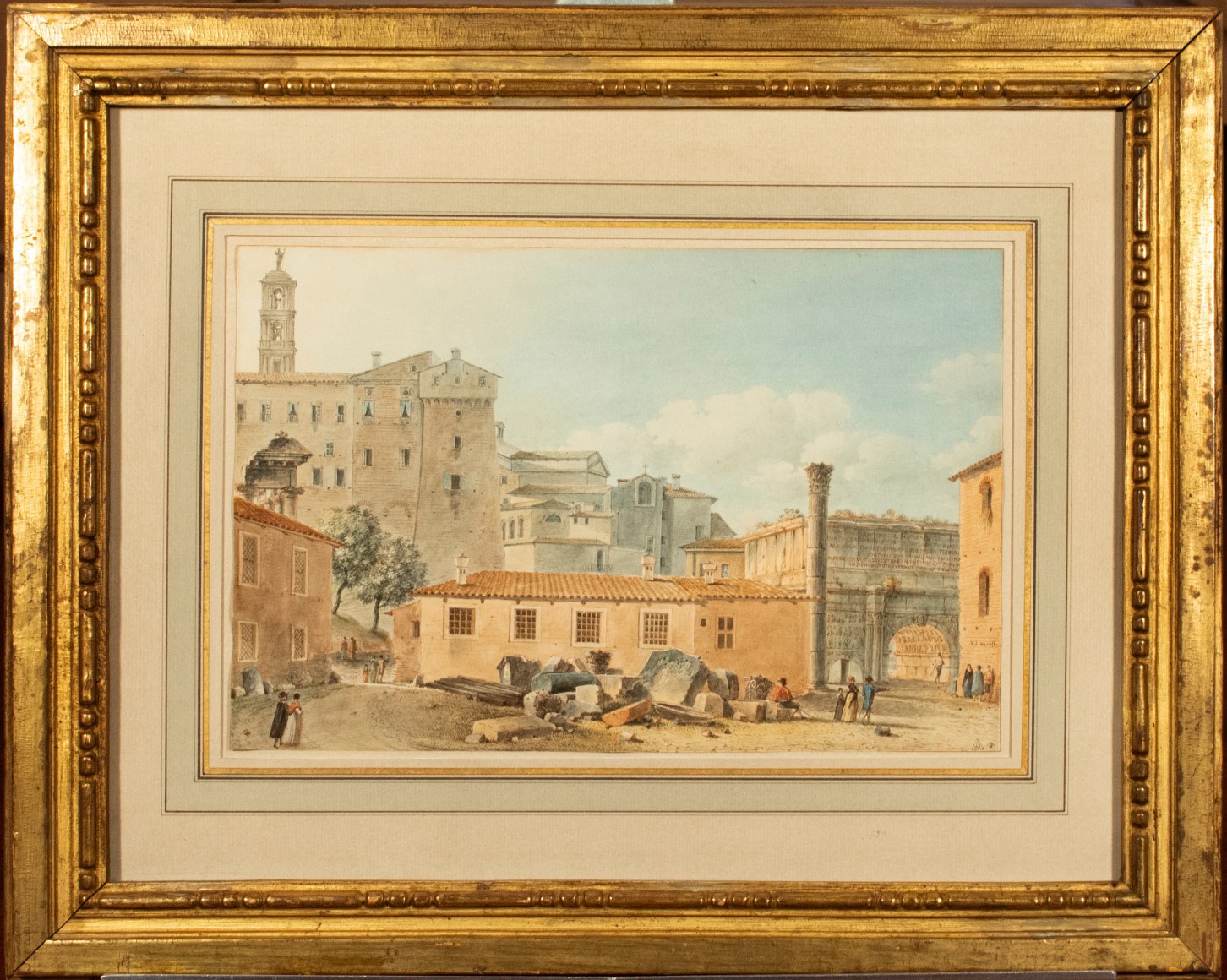 Le Temple de la Concorde, Rome