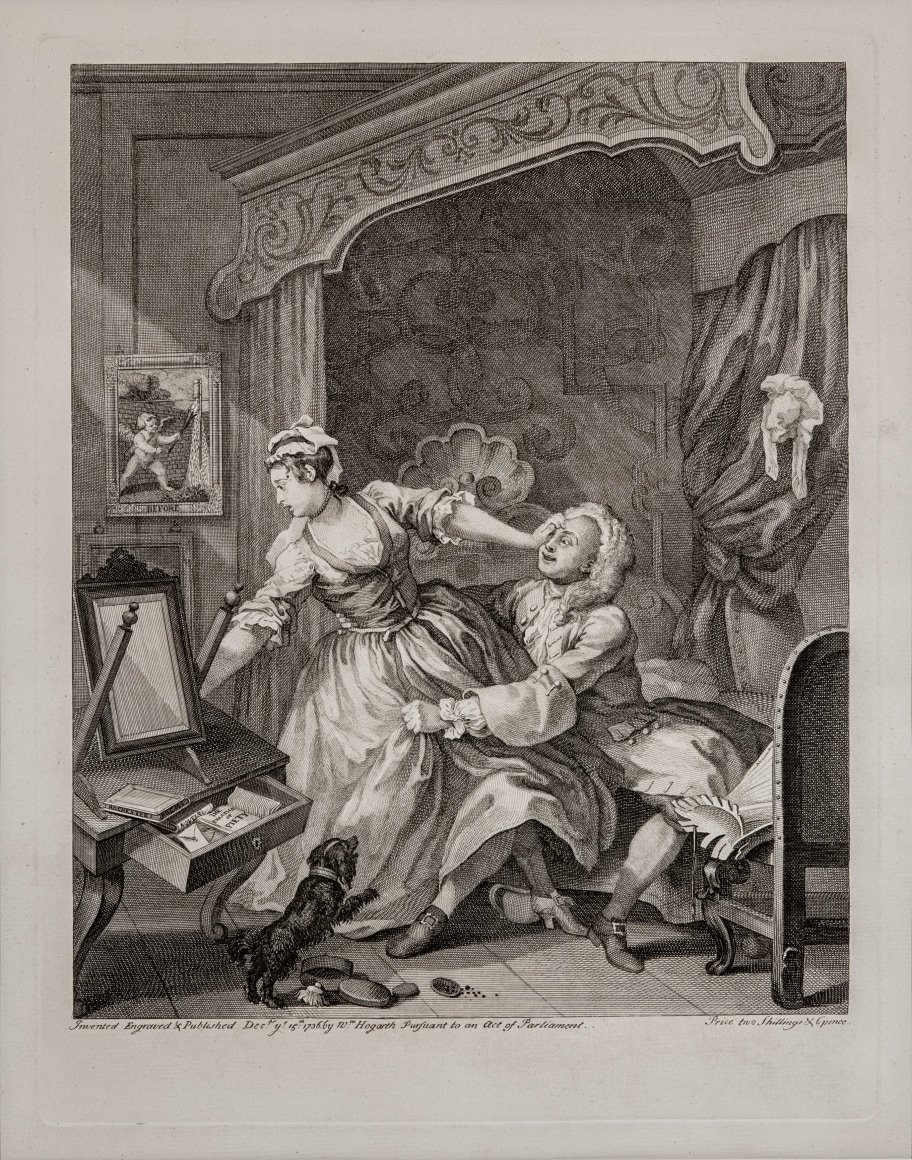 William Hogarth  Before, from the pair Before &amp; After