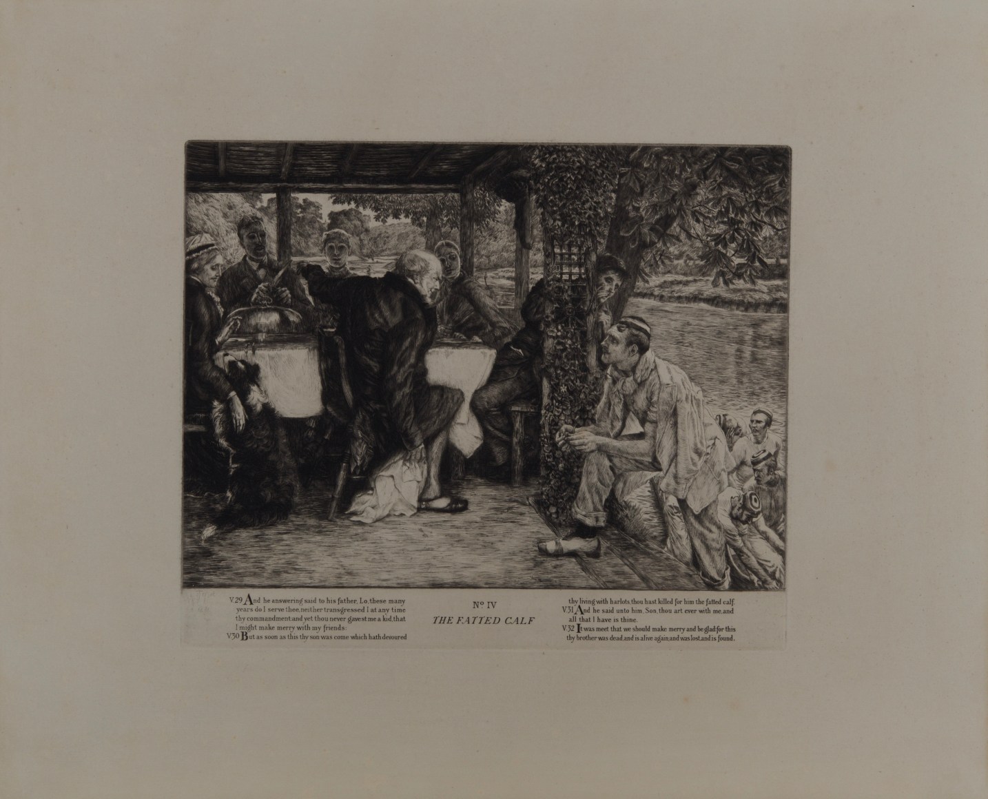 James Joseph Tissot, The Prodigal Son: The Fatted Calf