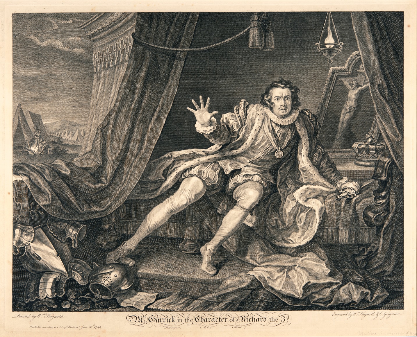 William Hogarth, Garrick in the Character of Richard III