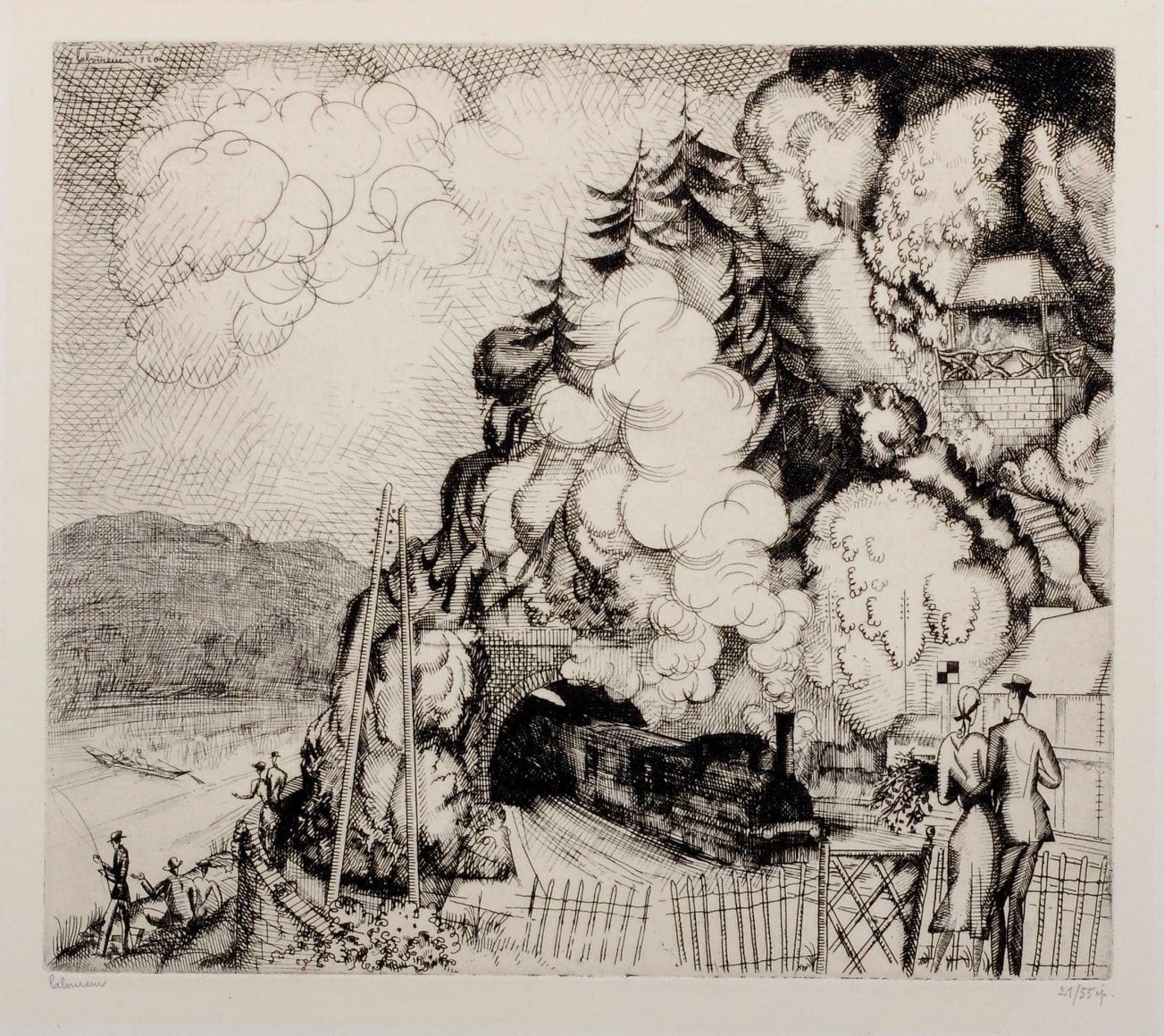 Jean-&Eacute;mile Laboureur, Paysage au Tunnel